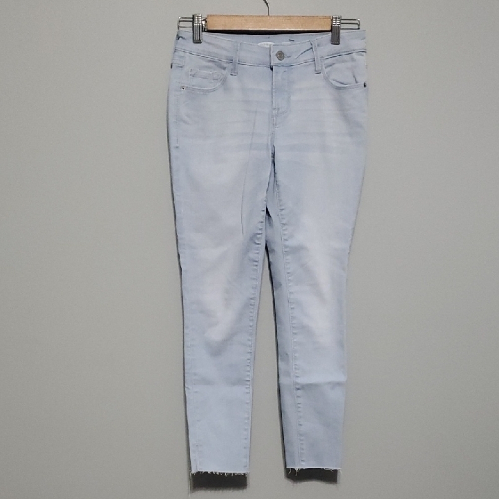 Old Navy Jeans Womens Size 2 Petite 2p Light Blue Super Skinny Rockstar